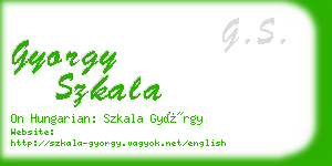 gyorgy szkala business card